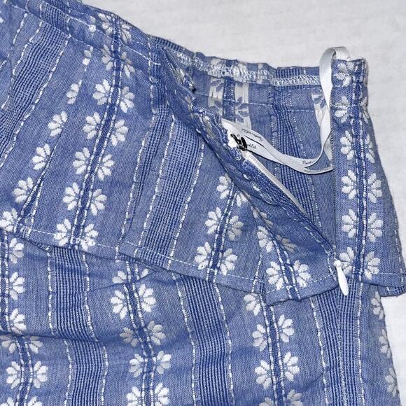 NWT Splendid one shoulder Ruffle top women’s size XS Blue and white - Picture 14 of 16